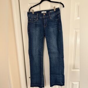 Angels Dark Blue Straight Leg Jeans